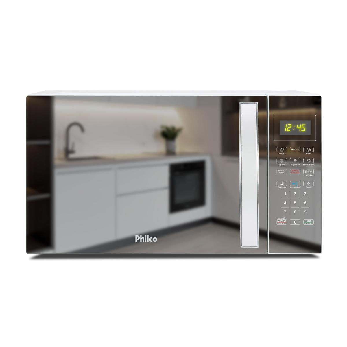 Micro-ondas Philco 33L Pintura Limpa Fácil PMO38E